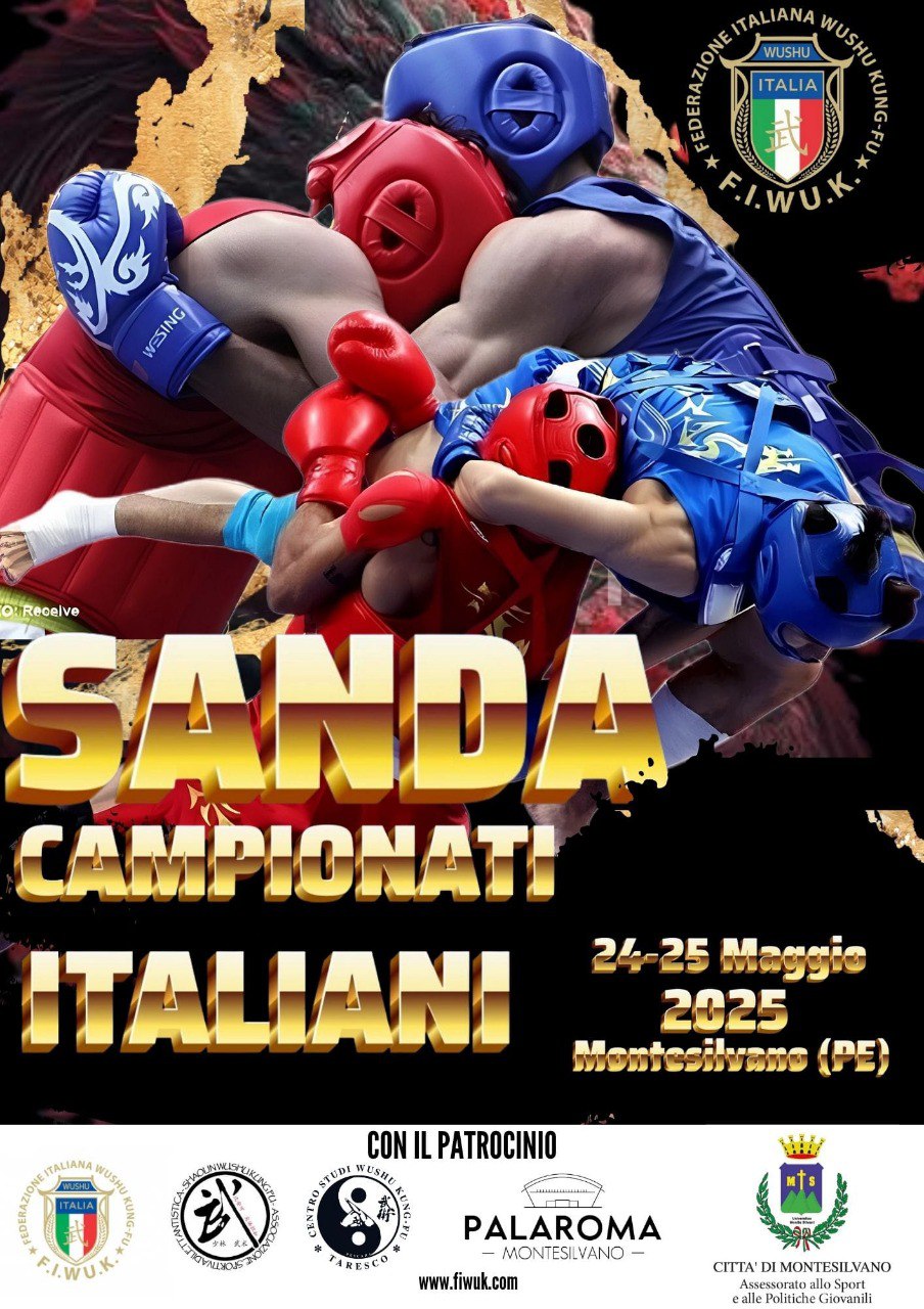 Banner 2025 Campionati Italiani Sanda + Qingda